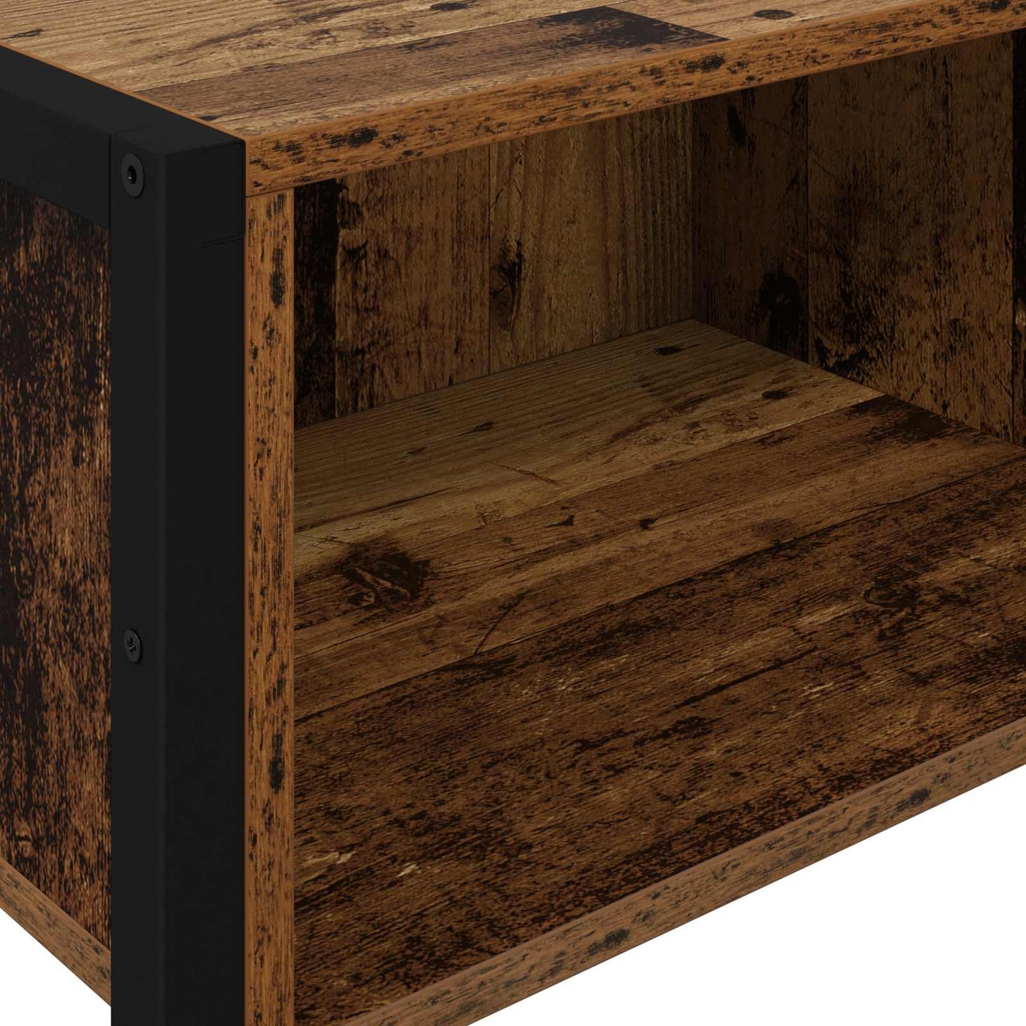 Odkládací Stolek Staré Dřevo 100 X 36 X 75 Cm Kompozitní Dřevo