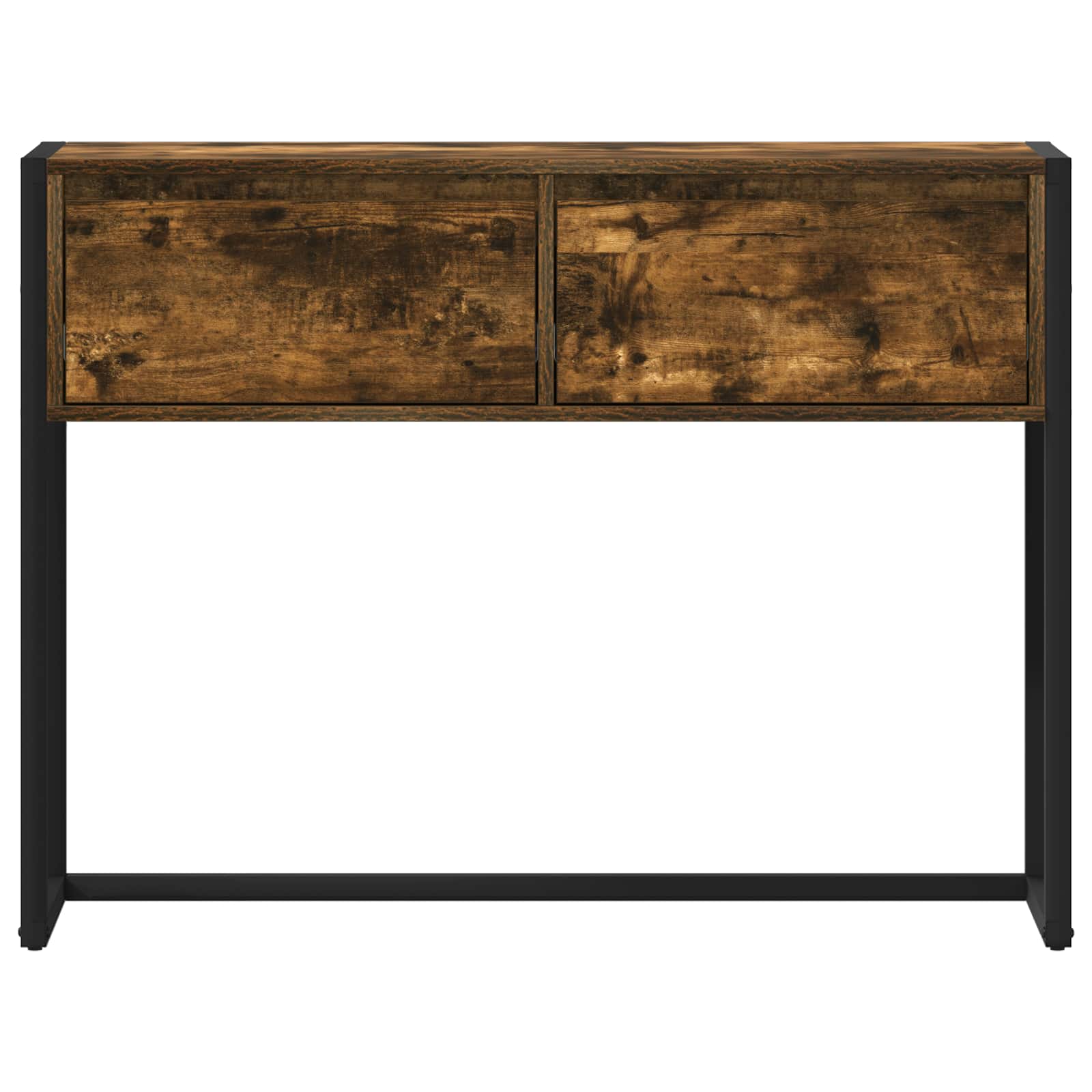 Odkládací Stolek Kouřový Dub 100 X 36 X 75 Cm Kompozitní Dřevo