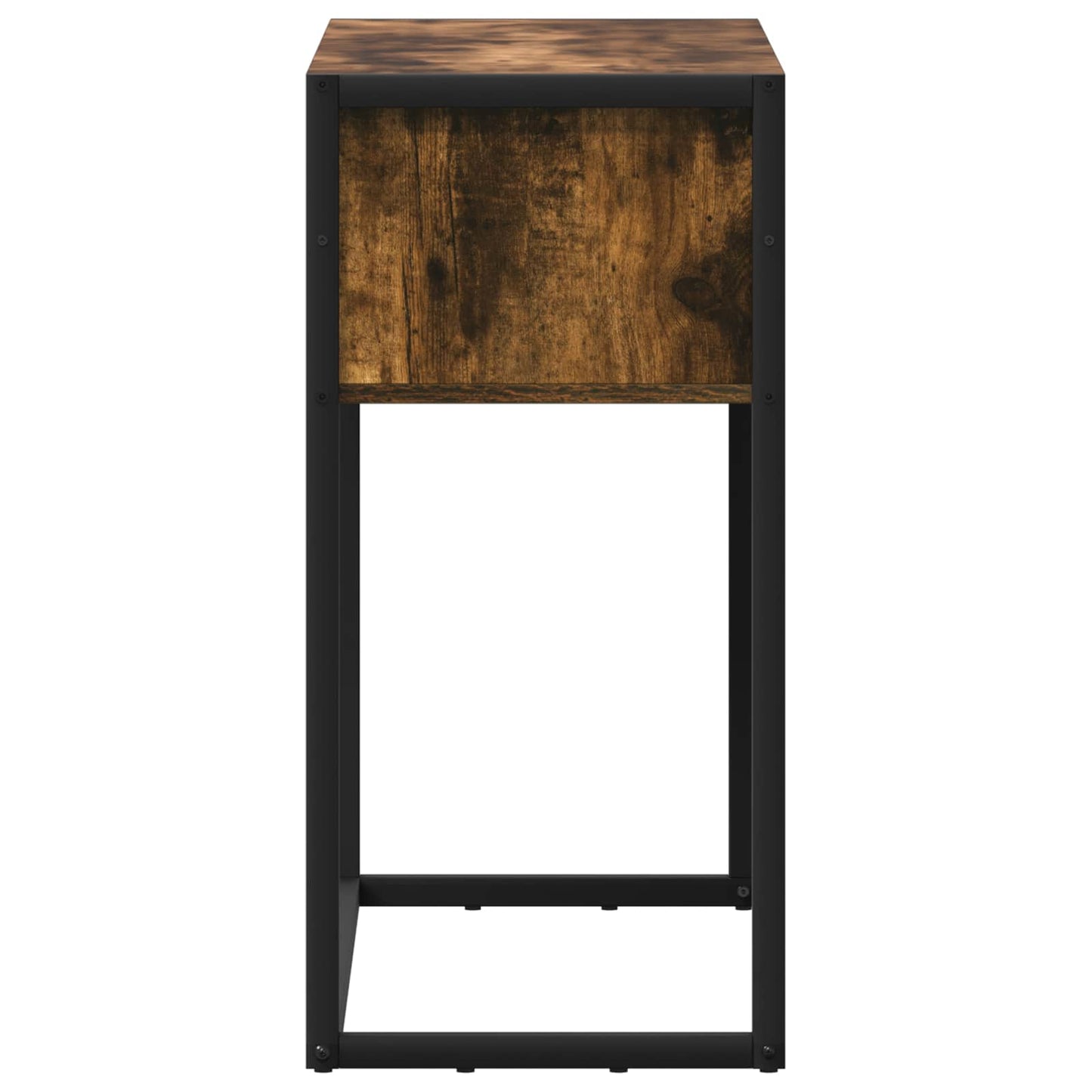 Odkládací Stolek Kouřový Dub 100 X 36 X 75 Cm Kompozitní Dřevo