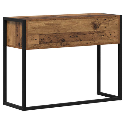Odkládací Stolek Staré Dřevo 100 X 36 X 75 Cm Kompozitní Dřevo