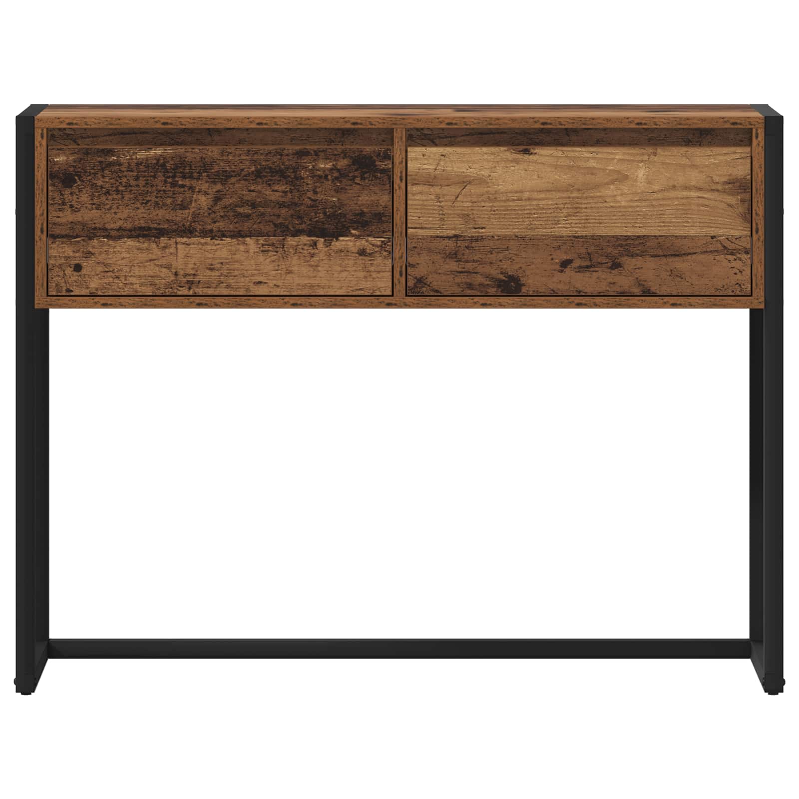 Odkládací Stolek Staré Dřevo 100 X 36 X 75 Cm Kompozitní Dřevo