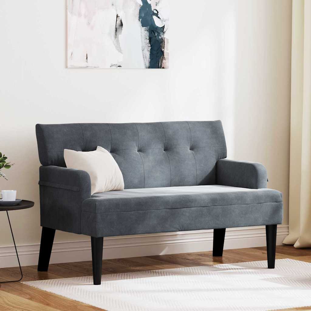 Chesterfield Lavice 112 X 65,5 X 75 Cm Samet