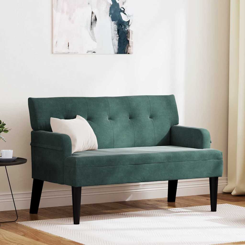 Chesterfield Lavice 112 X 65,5 X 75 Cm Samet