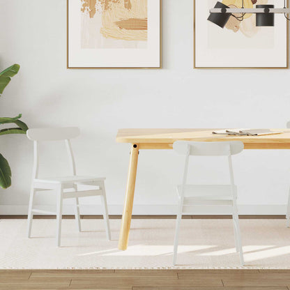 Jídelní Židle 2 Ks Masivní Gumové Dřevo