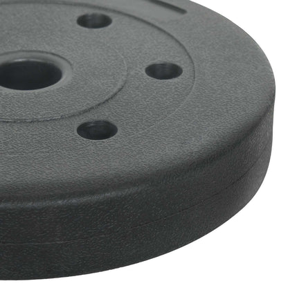 Hmotnostní Kotouče 4 Ks 10 Kg Černý Cement A Železný Písek