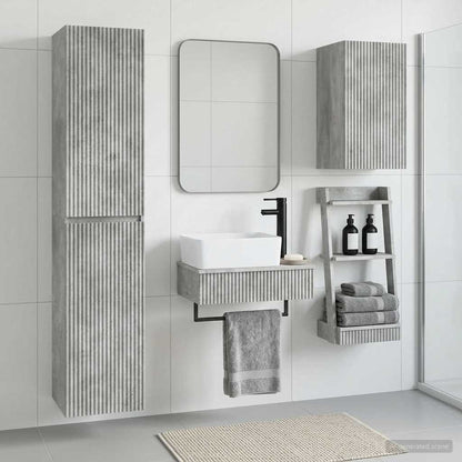 Sada Koupelnového Nábytku 3 Ks 33 X 34,5 X 160 Cm
