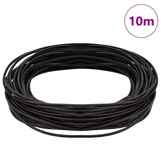 Kožený Provázek Tmavě Hnědá Ø2 Mm X 10 M Kůže