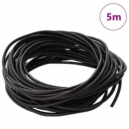 Kožený Provázek Tmavě Hnědá Ø2,5 Mm X 5 M Kůže
