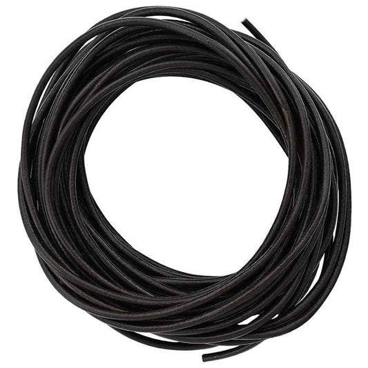 Kožený Provázek Tmavě Hnědá Ø2,5 Mm X 5 M Kůže