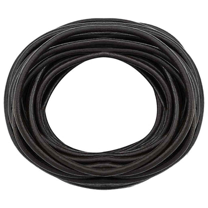 Kožený Provázek Tmavě Hnědá Ø4 Mm X 5 M Kůže
