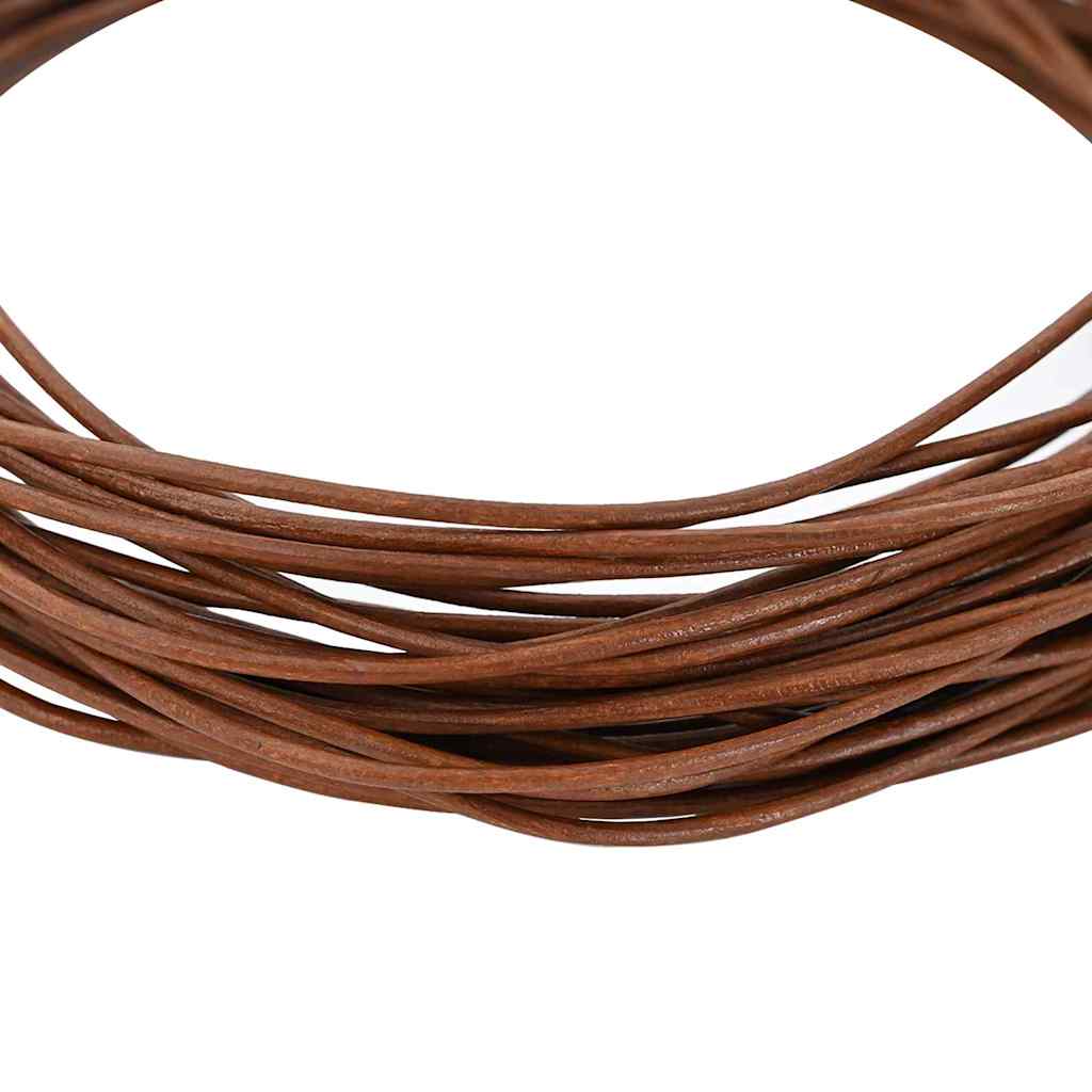 Kožený Provázek Světle Hnědá Ø1 Mm X 10 M Kůže