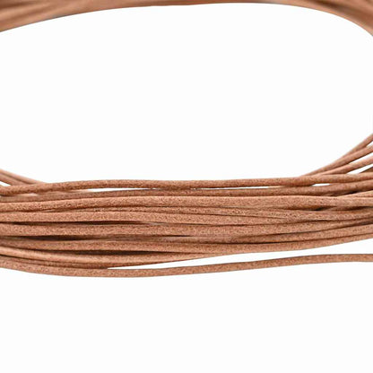 Kožený Provázek Hnědá Ø1 Mm X 10 M Kůže