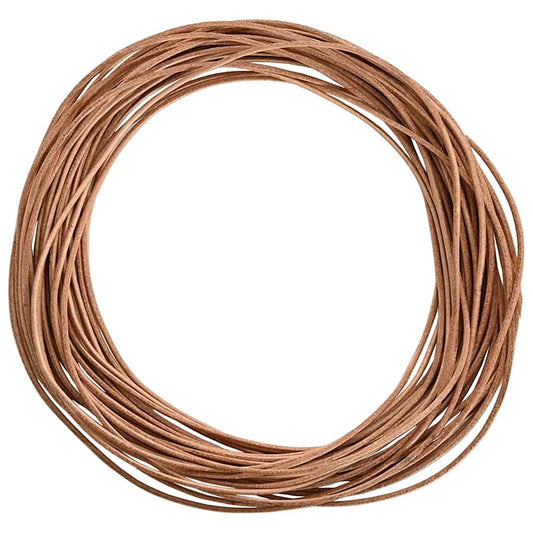 Kožený Provázek Hnědá Ø1,5 Mm X 50 M Kůže