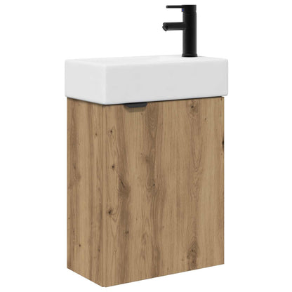 Koupelnová Skříňka S Baterií Dub Artisan 45,5 X 22,5 X 84 Cm