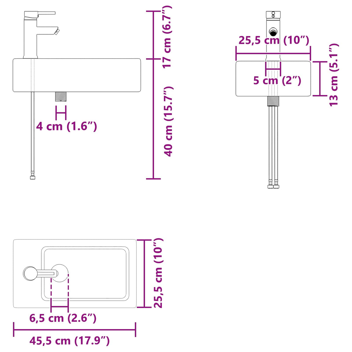 Koupelnová Skříňka S Baterií Betonově Šedá 45,5 X 22,5 X 84 Cm