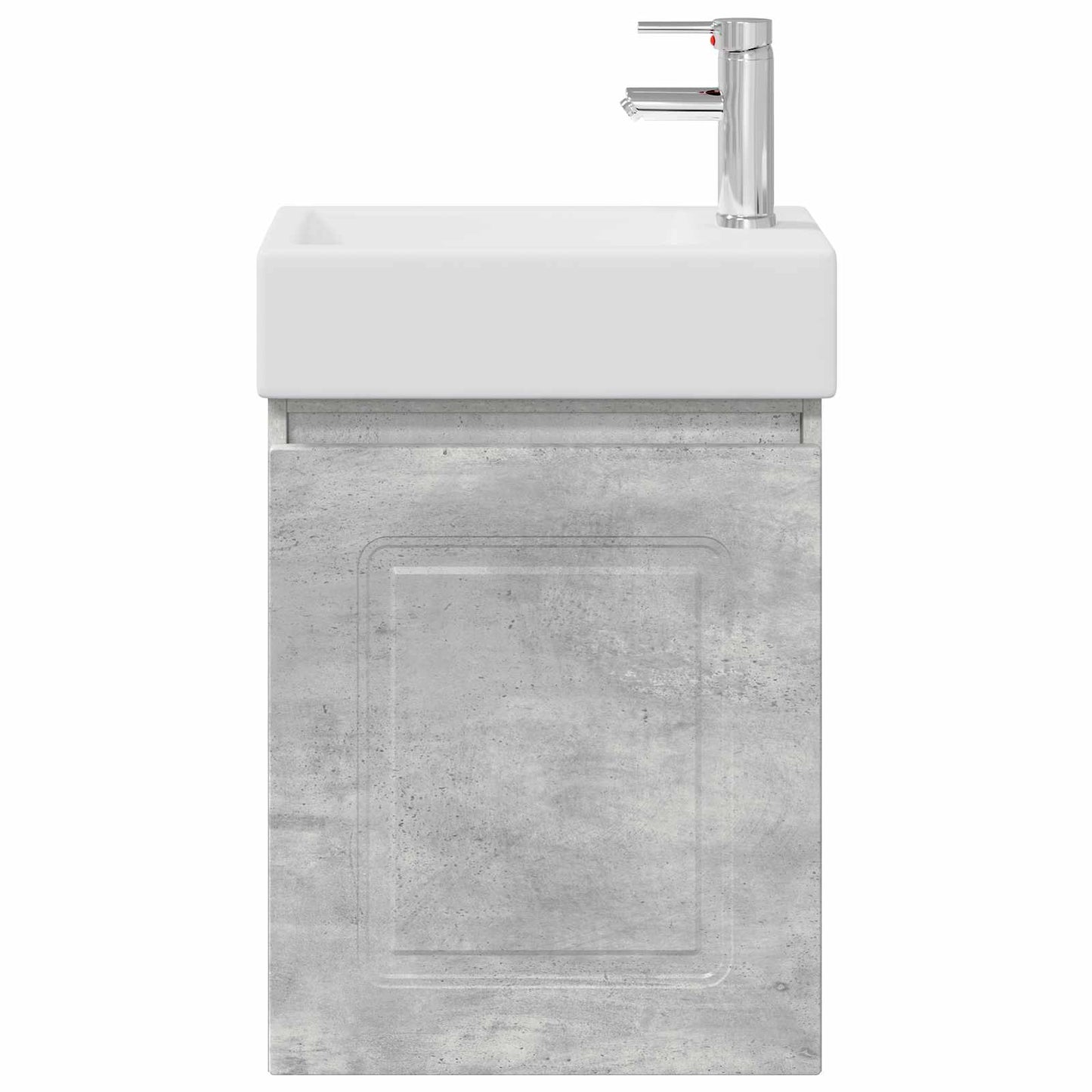 Koupelnová Skříňka S Baterií Betonově Šedá 45,5 X 22,5 X 84 Cm