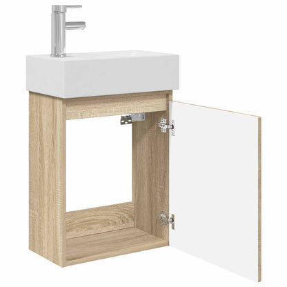 Koupelnová Skříňka S Baterií Dub Sonoma 45,5 X 22,5 X 84 Cm