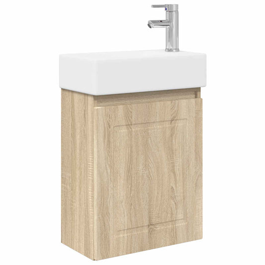 Koupelnová Skříňka S Baterií Dub Sonoma 45,5 X 22,5 X 84 Cm