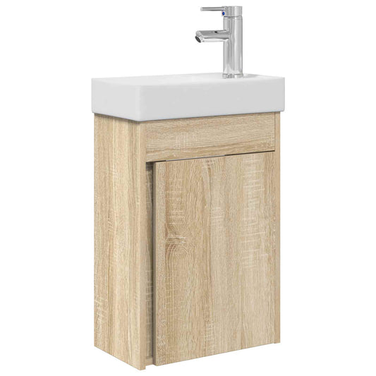 Koupelnová Skříňka S Baterií Dub Sonoma 40,5 X 22,5 X 62 Cm