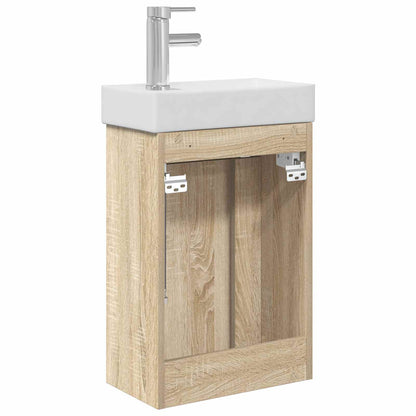 Koupelnová Skříňka S Baterií Dub Sonoma 40,5 X 22,5 X 62 Cm