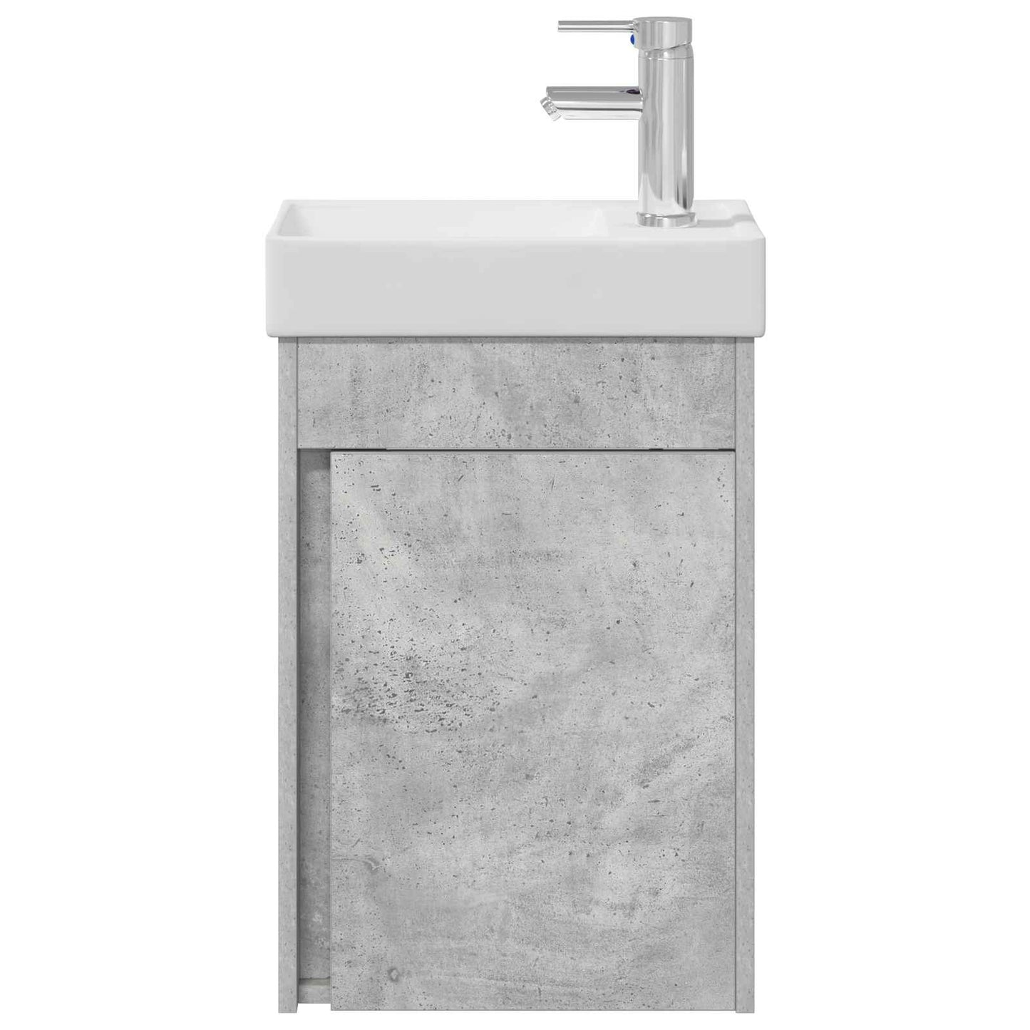 Koupelnová Skříňka S Baterií Betonově Šedá 40,5 X 22,5 X 62 Cm