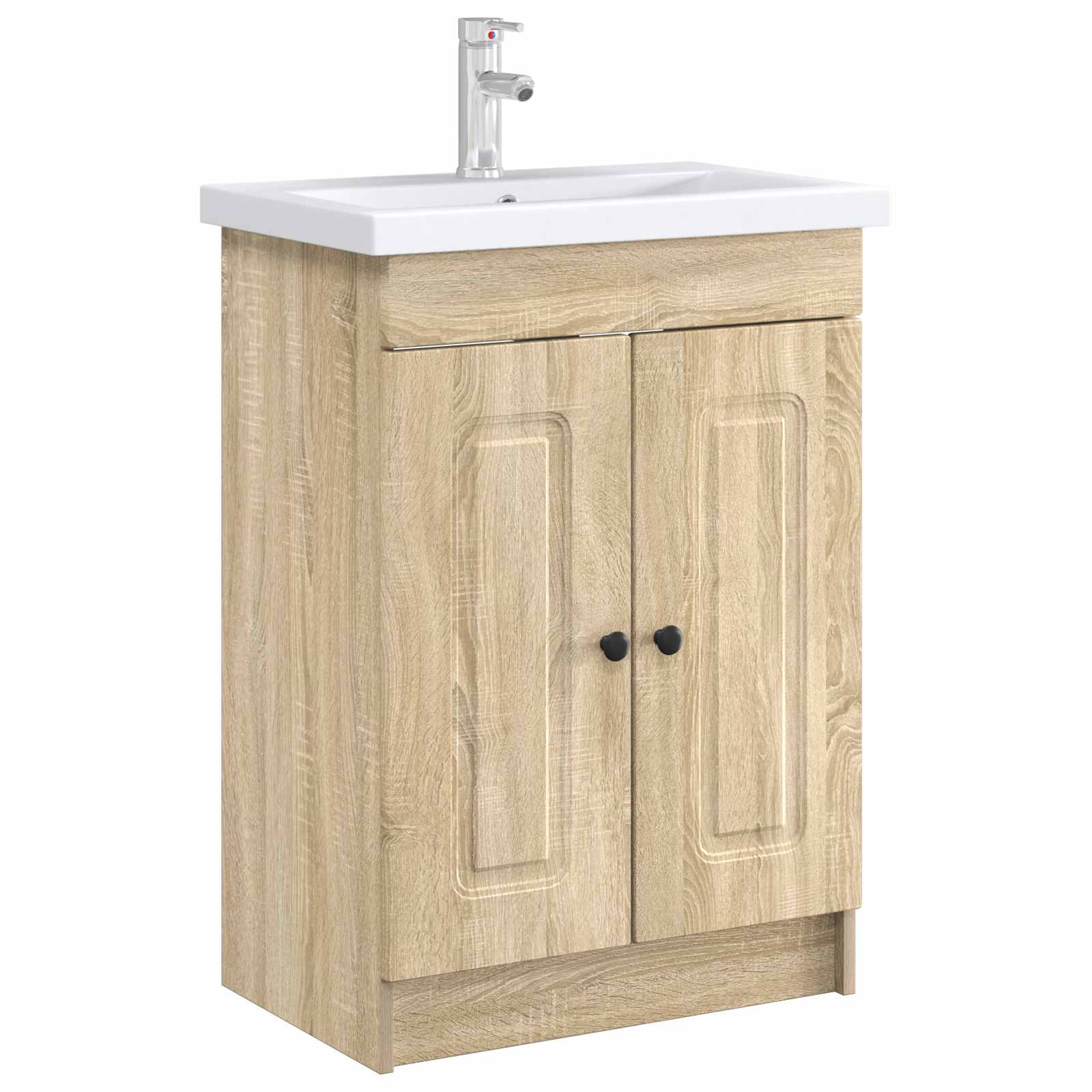 Koupelnová Skříňka Pod Umyvadlo Dub Sonoma 56 X 37,5 X 81 Cm