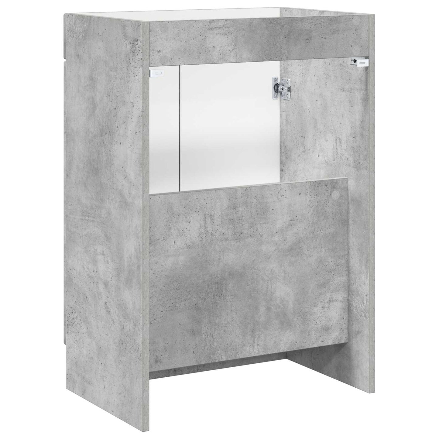 Koupelnová Skříňka Pod Umyvadlo Betonově Šedá 56 X 37,5 X 81 Cm
