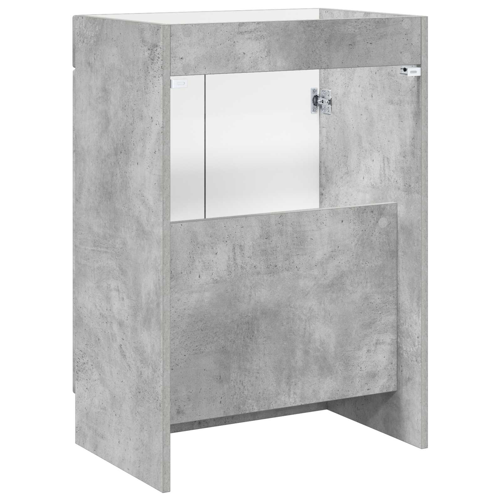 Koupelnová Skříňka Pod Umyvadlo Betonově Šedá 56 X 37,5 X 81 Cm