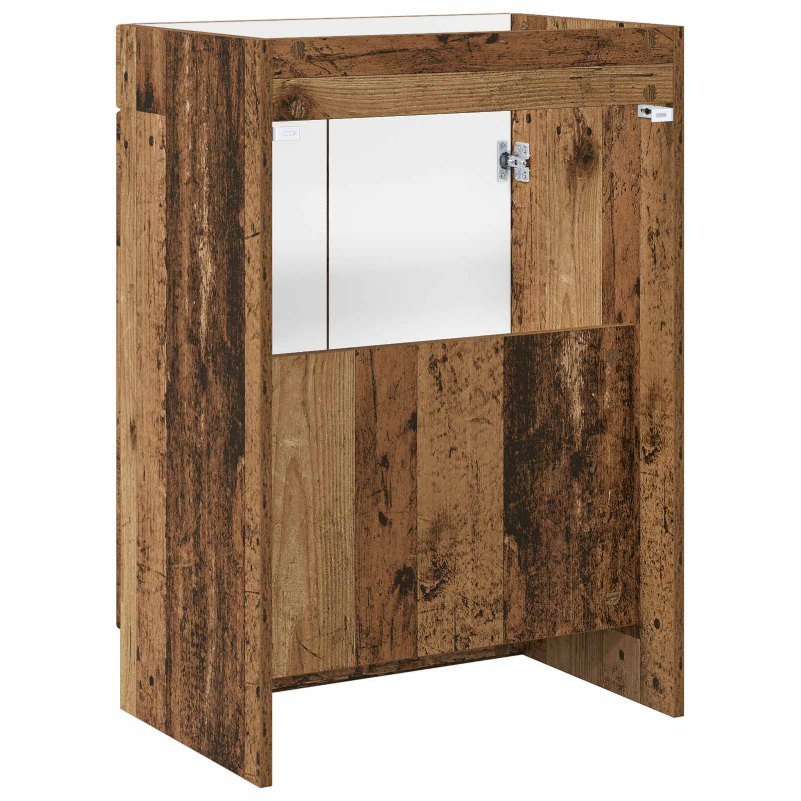 Koupelnová Skříňka Pod Umyvadlo Staré Dřevo 56 X 37,5 X 81 Cm