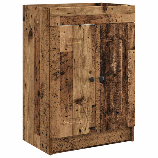 Koupelnová Skříňka Pod Umyvadlo Staré Dřevo 78,5 X 37,5 X 81 Cm