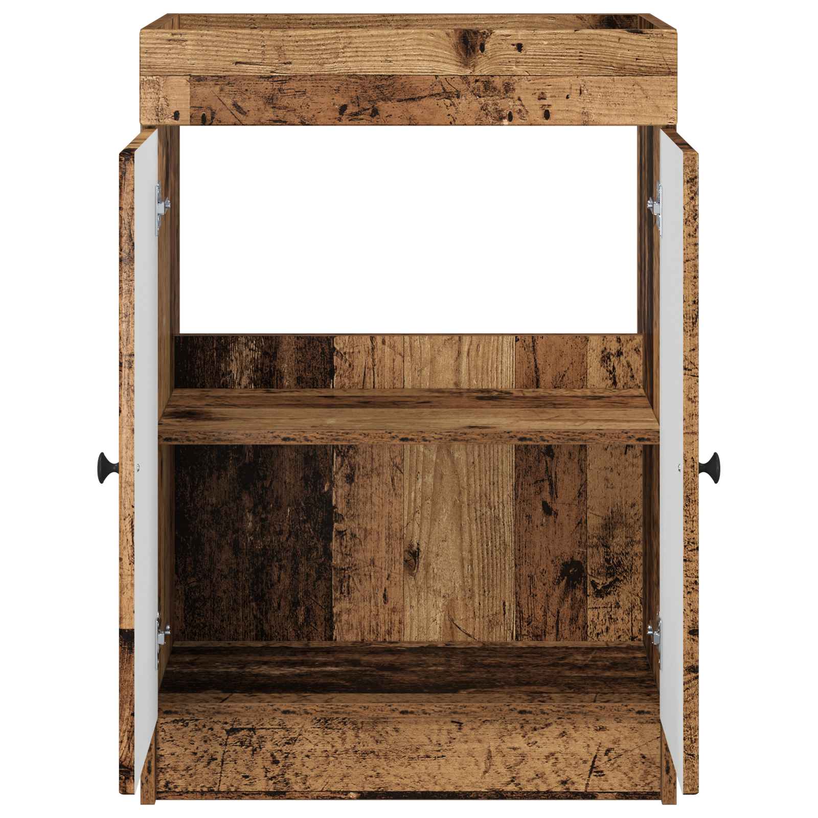 Koupelnová Skříňka Pod Umyvadlo Staré Dřevo 78,5 X 37,5 X 81 Cm
