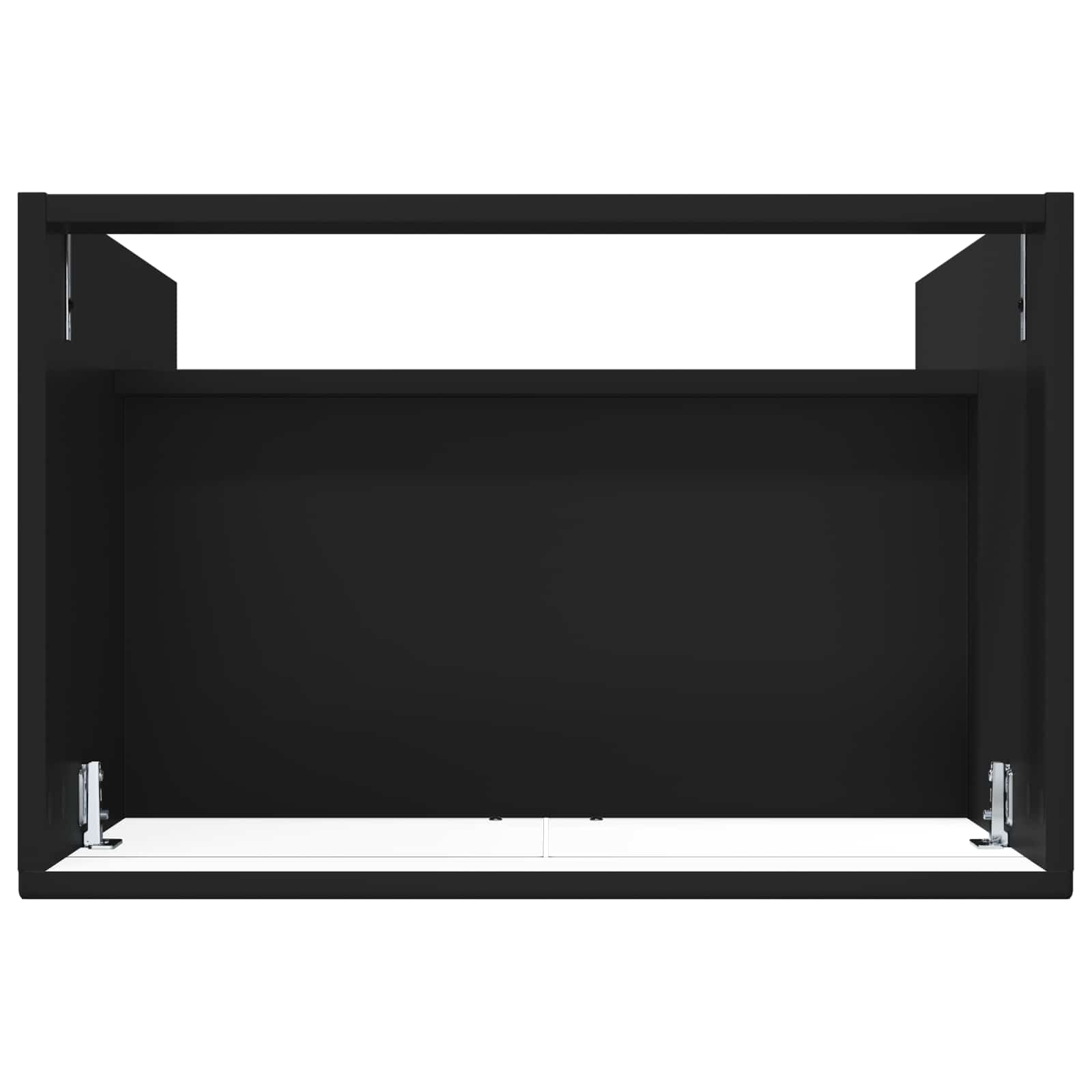 Koupelnová Skříňka Pod Umyvadlo Černá 56 X 37,5 X 81 Cm