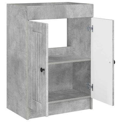Koupelnová Skříňka Pod Umyvadlo Betonově Šedá 56 X 37,5 X 81 Cm