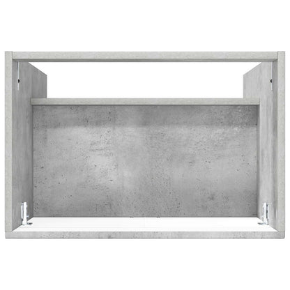 Koupelnová Skříňka Pod Umyvadlo Betonově Šedá 56 X 37,5 X 81 Cm