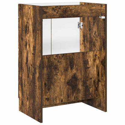 Koupelnová Skříňka Pod Umyvadlo Kouřový Dub 78,5 X 37,5 X 81 Cm