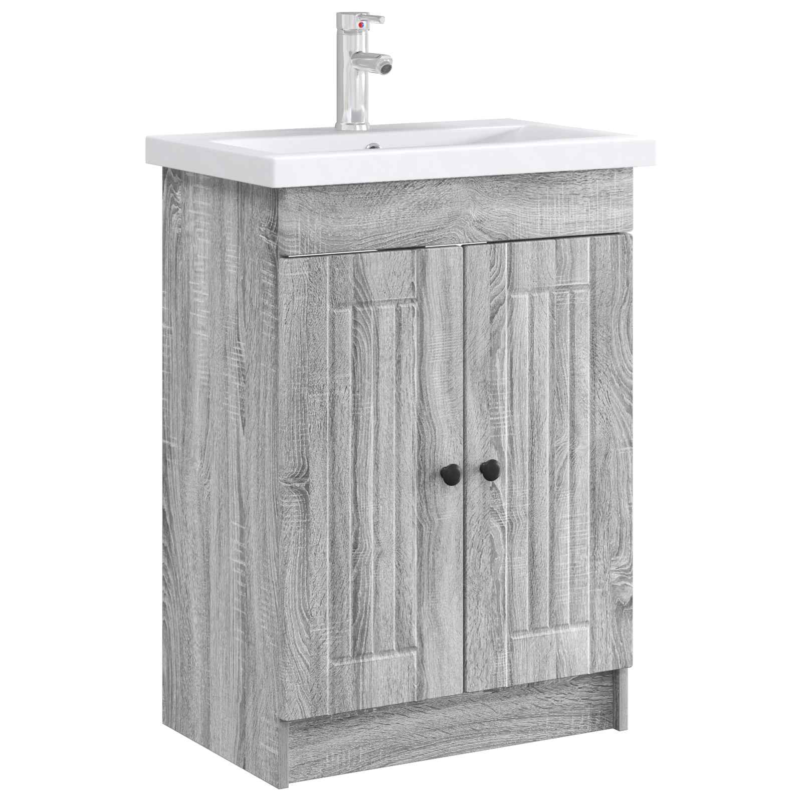 Koupelnová Skříňka Pod Umyvadlo Šedý Sonoma 78,5 X 37,5 X 81 Cm