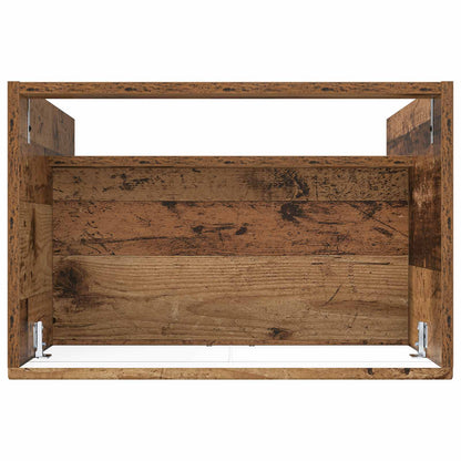 Koupelnová Skříňka Pod Umyvadlo Staré Dřevo 78,5 X 37,5 X 81 Cm