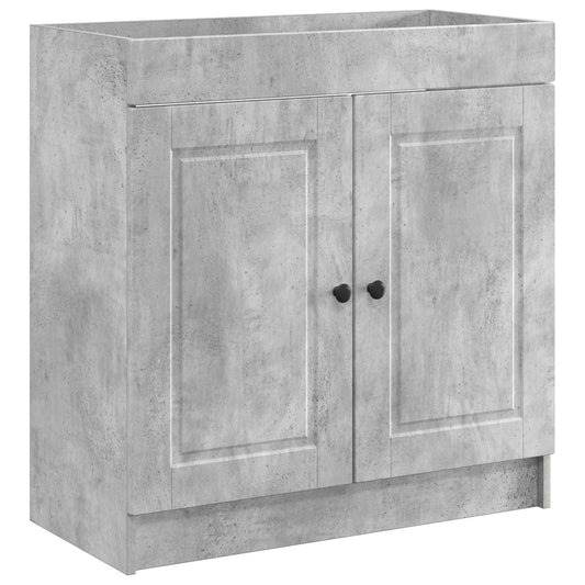 Koupelnová Skříňka Pod Umyvadlo Betonově Šedá 56 X 37,5 X 81 Cm