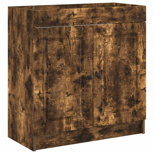 Koupelnová Skříňka Pod Umyvadlo Kouřový Dub 56 X 37,5 X 81 Cm