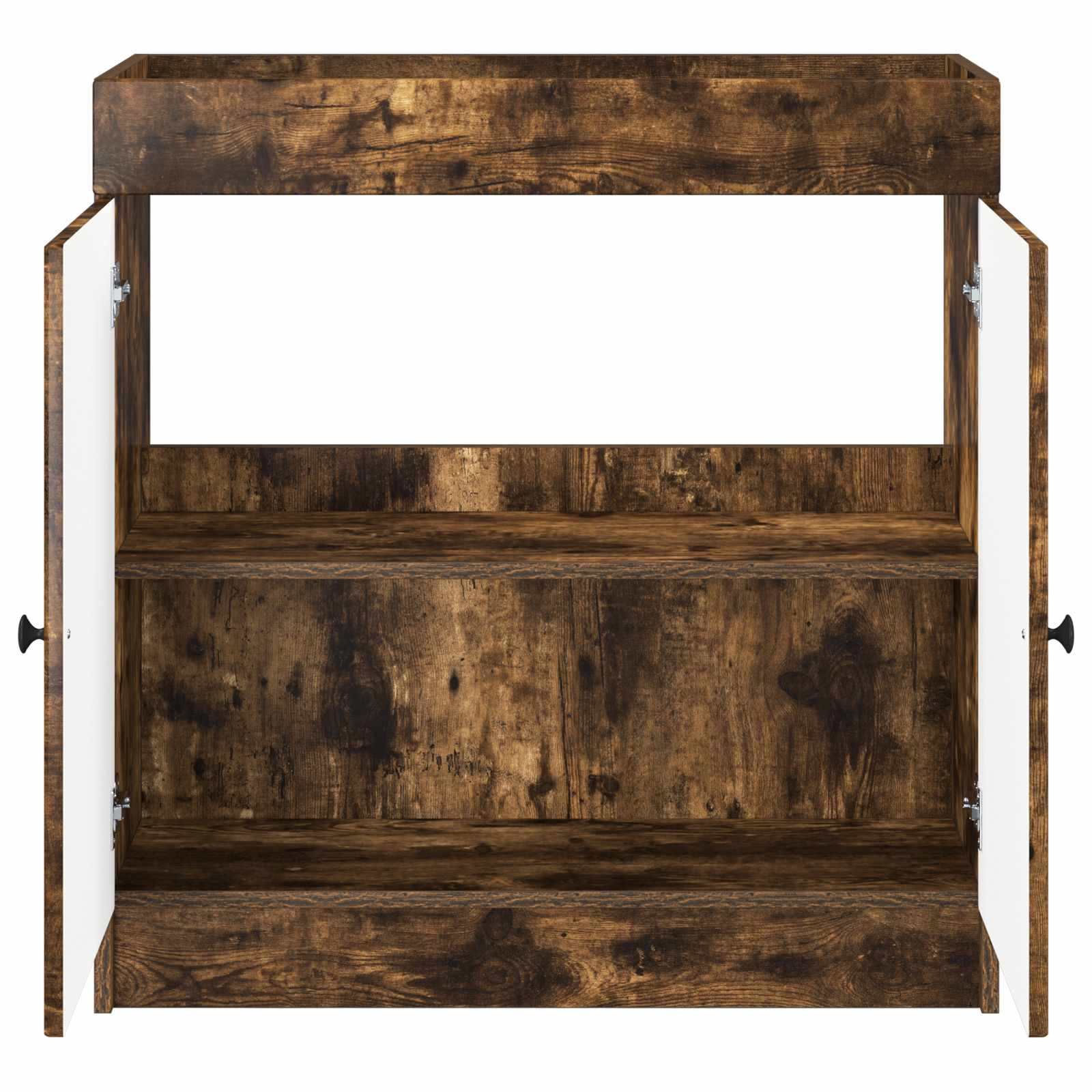 Koupelnová Skříňka Pod Umyvadlo Kouřový Dub 56 X 37,5 X 81 Cm