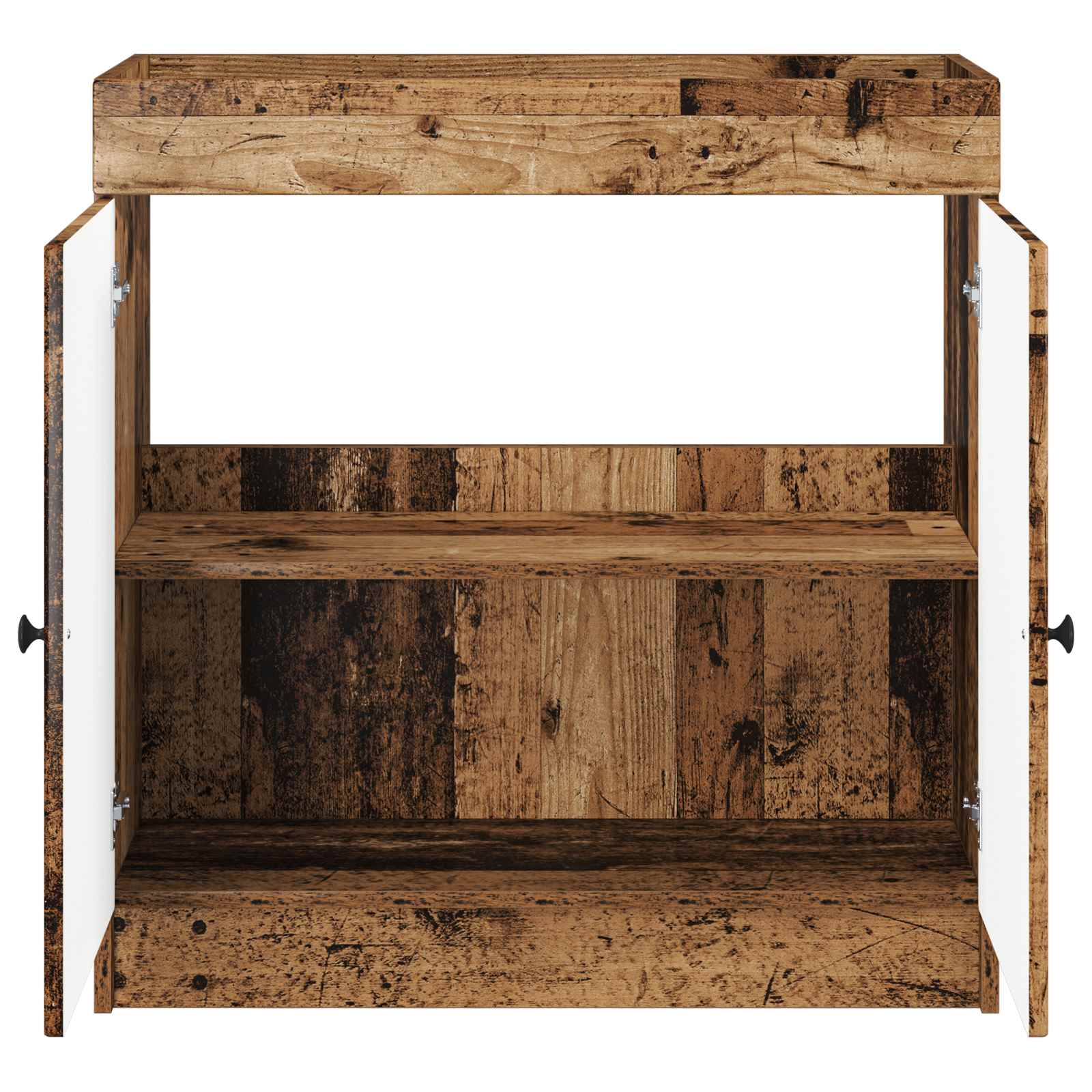 Koupelnová Skříňka Pod Umyvadlo Staré Dřevo 56 X 37,5 X 81 Cm