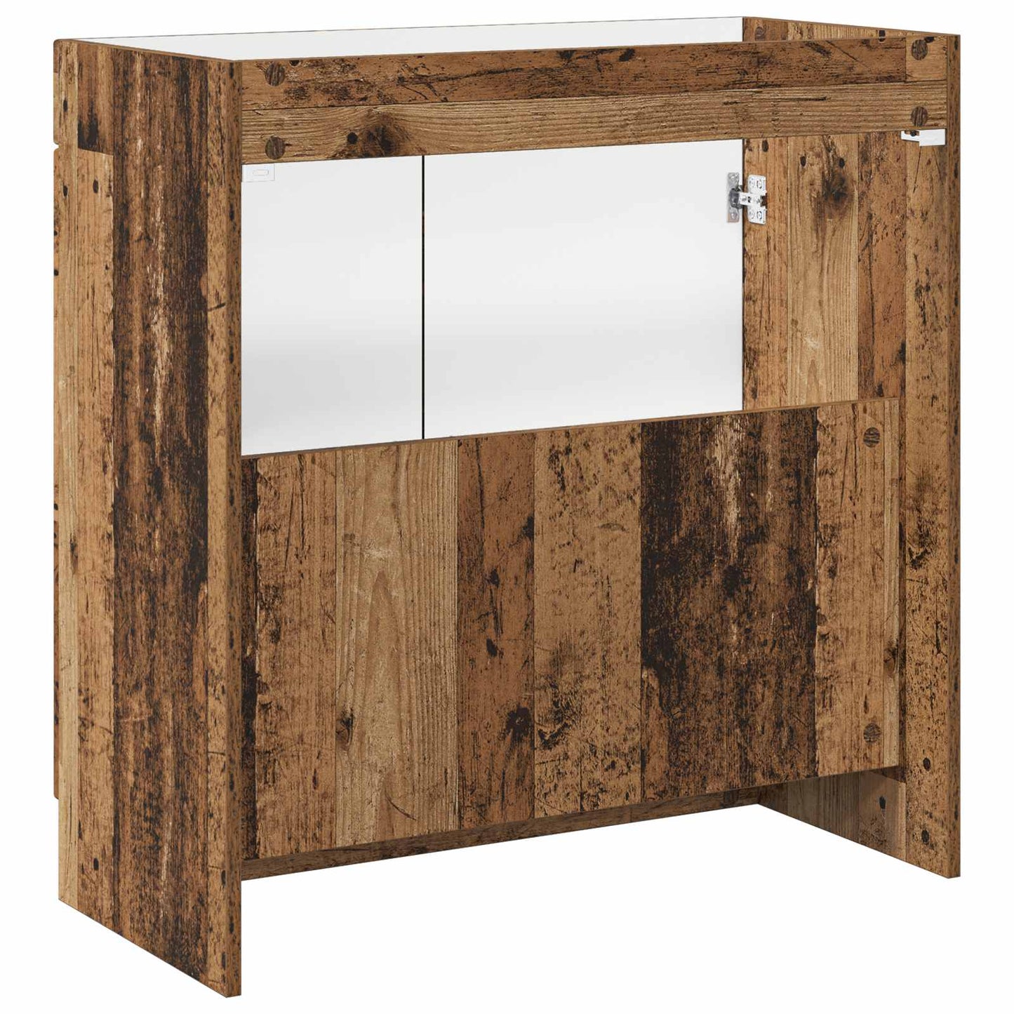 Koupelnová Skříňka Pod Umyvadlo Staré Dřevo 56 X 37,5 X 81 Cm
