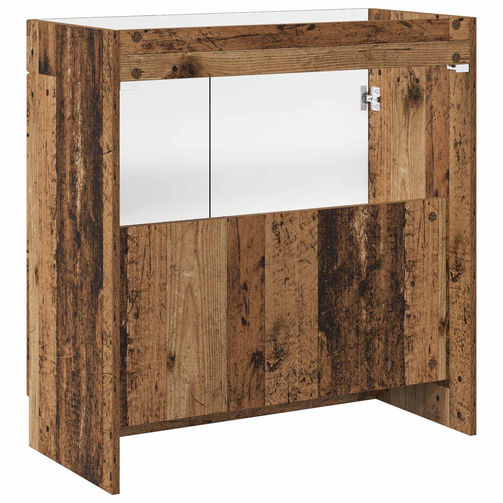 Koupelnová Skříňka Pod Umyvadlo Staré Dřevo 56 X 37,5 X 81 Cm