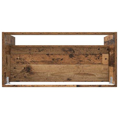 Koupelnová Skříňka Pod Umyvadlo Staré Dřevo 56 X 37,5 X 81 Cm