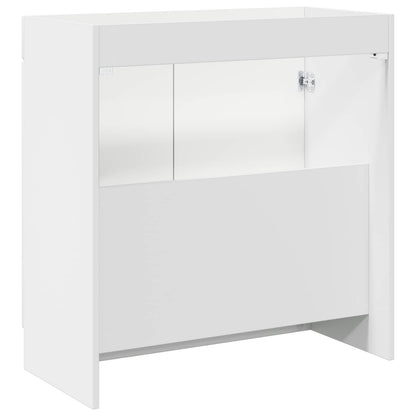 Koupelnová Skříňka Pod Umyvadlo Bílá 78,5 X 37,5 X 81 Cm
