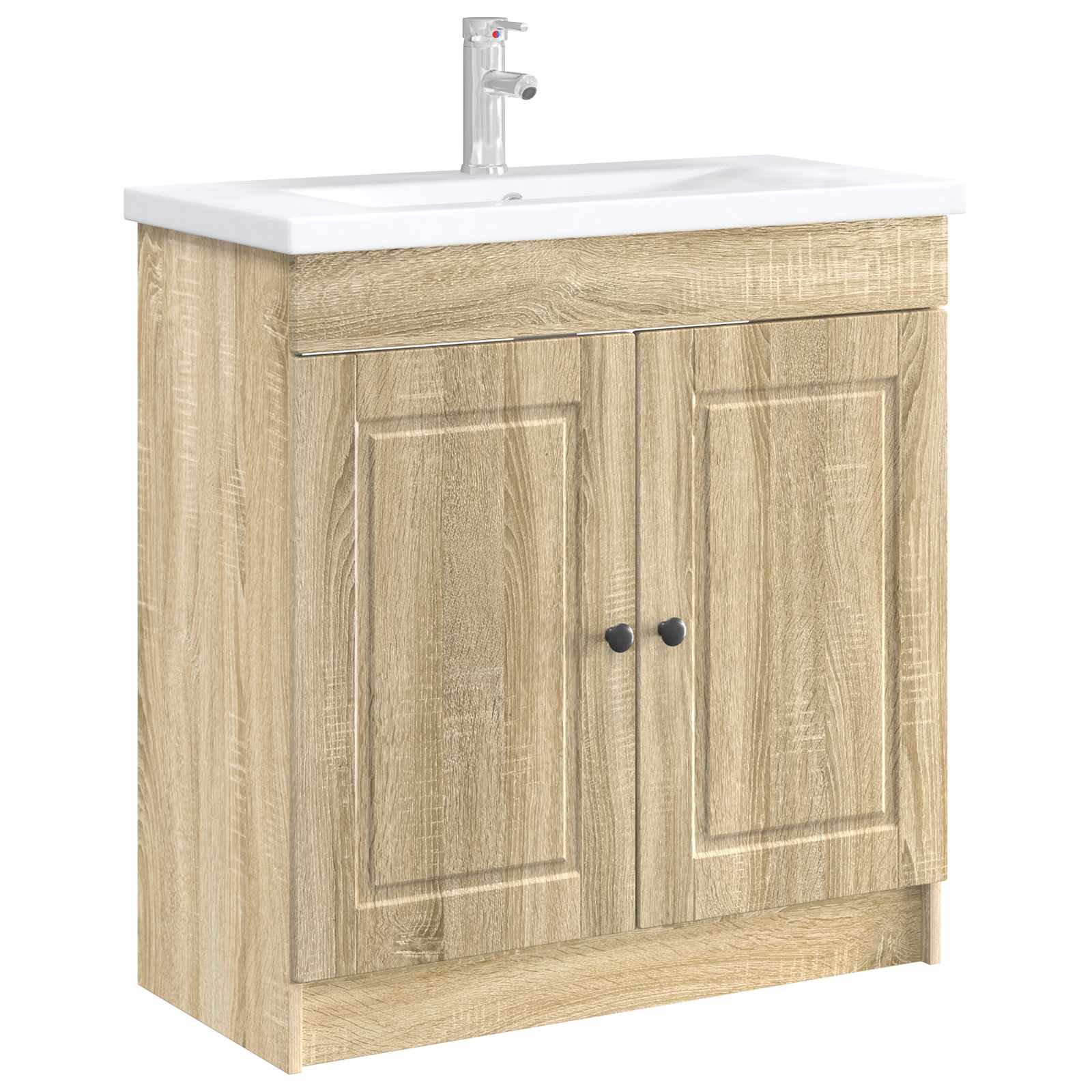 Koupelnová Skříňka Pod Umyvadlo Dub Sonoma 78,5 X 37,5 X 81 Cm