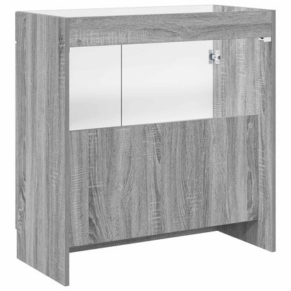 Koupelnová Skříňka Pod Umyvadlo Šedý Sonoma 78,5 X 37,5 X 81 Cm