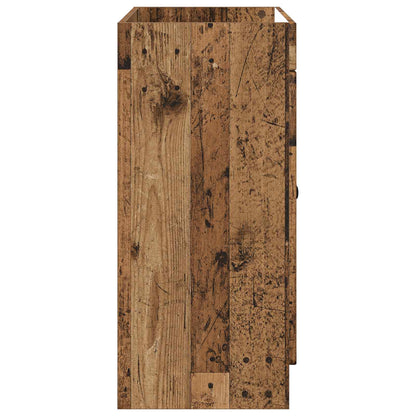 Koupelnová Skříňka Pod Umyvadlo Staré Dřevo 78,5 X 37,5 X 81 Cm