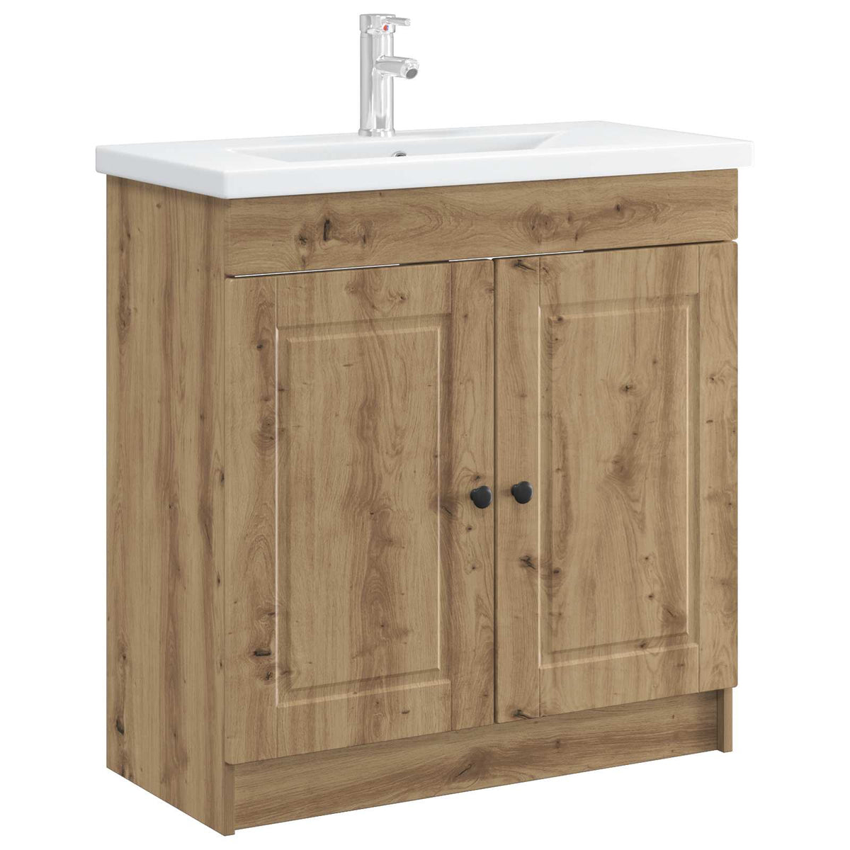 Koupelnová Skříňka Pod Umyvadlo Dub Artisan 78,5 X 37,5 X 81 Cm