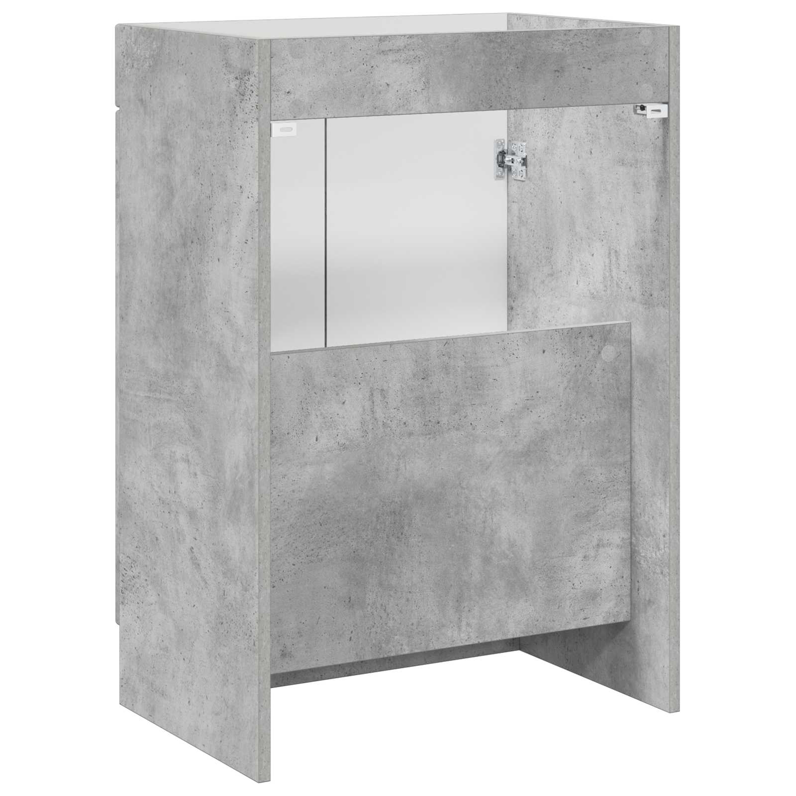 Koupelnová Skříňka Pod Umyvadlo Betonově Šedá 56 X 37,5 X 81 Cm